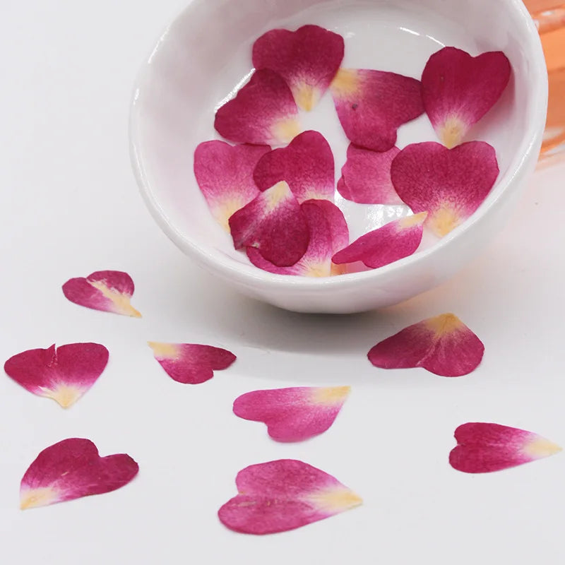 120pcs Rose Petals Mixed Pack, Dried Flowers, Pressed Flowers