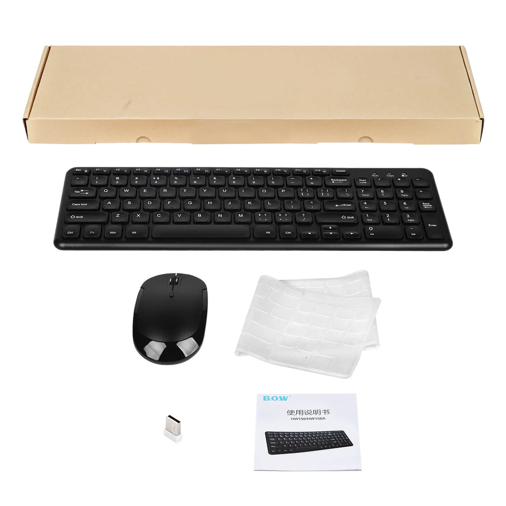 CHYI™ Fashion Wireless Keyboard & Mouse Combo – Silent, Ergonomic, 2.4GHz, Pink, Purple & More | FlipStylez LLC®