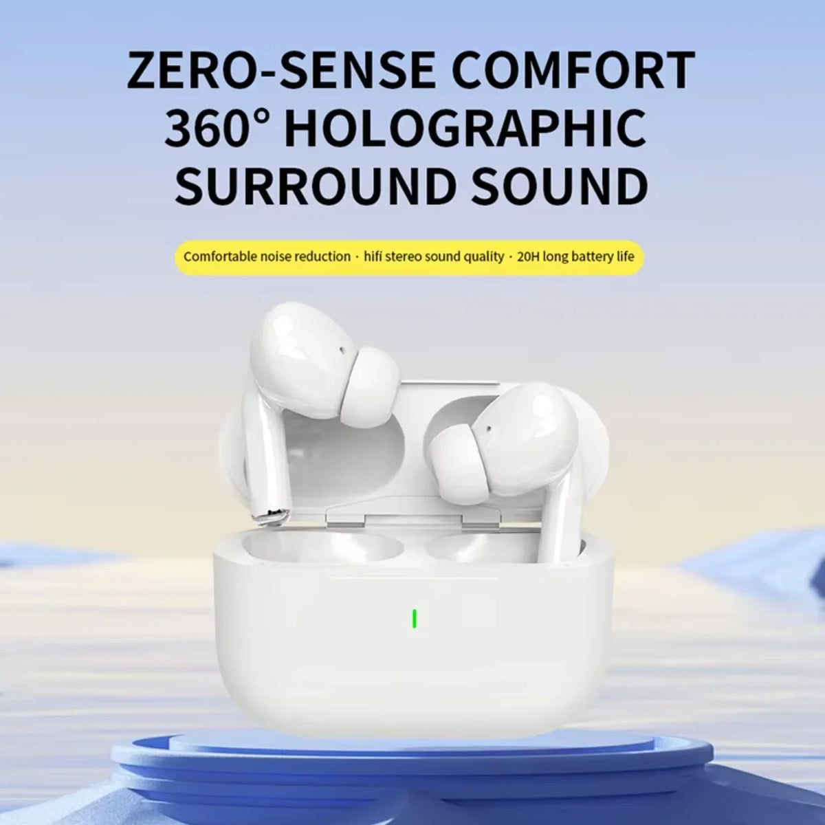 UEESFIT A5 Bluetooth Earphone ENC Mini Wireless Earbuds Active Noise Cancelling Sport Headsets Game Headphone For All Smartphone