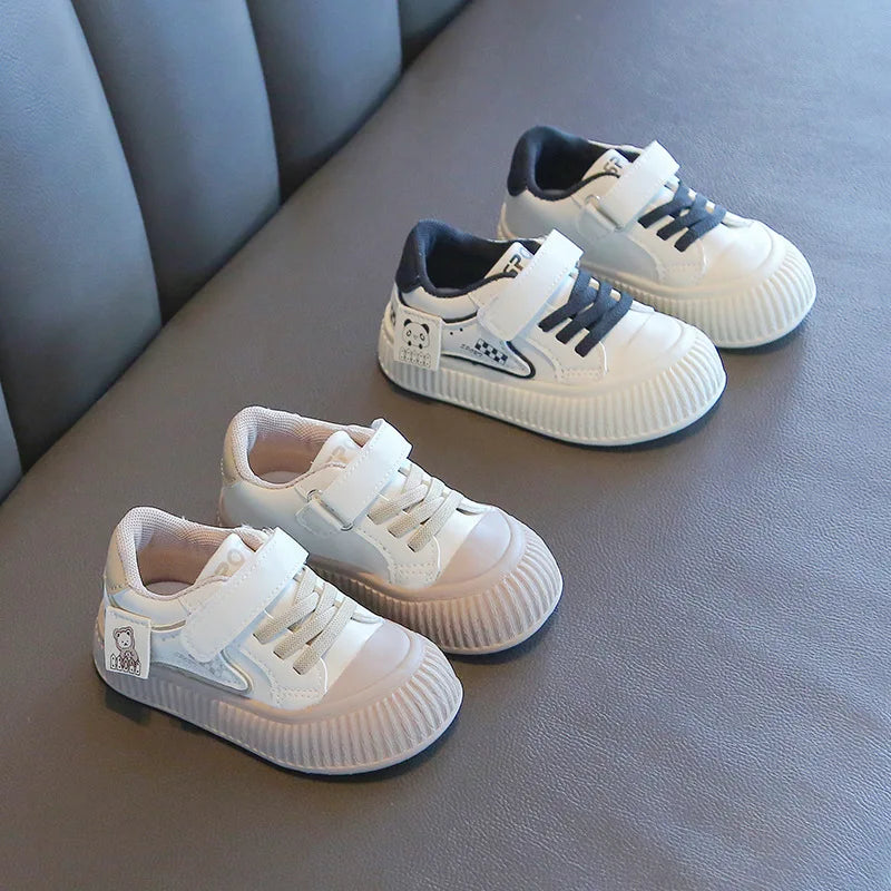 Baby Kids Walking Shoes Toes Capped Anti-Kicked New Fashion Boys Girls