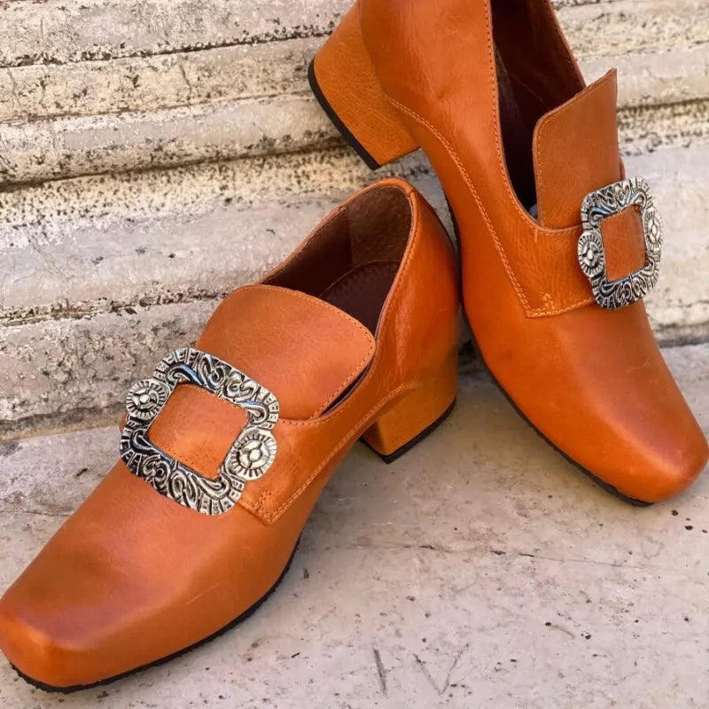New Men's Shoes Victoria Retro Women High Heels Medieval Renaissance