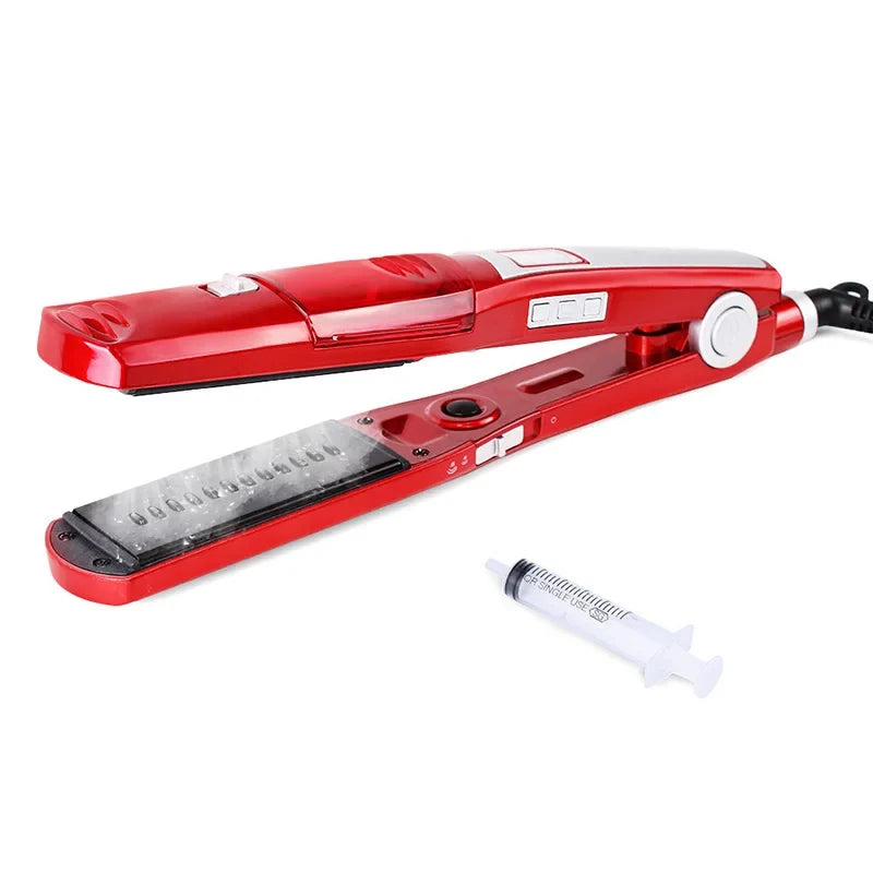 Steam Flat Iron Hair Straightener Professional Hair Curler Titanium Ceramic Hair Straighting Curling Iron Hair Care Styling Tool