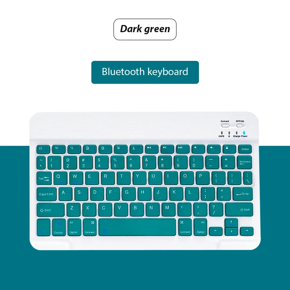 EMTRA™ Bluetooth Wireless Keyboard & Mouse – Rechargeable, Silent, 7 Colors, iPad, Phone & Tablet Ready | FlipStylez LLC®
