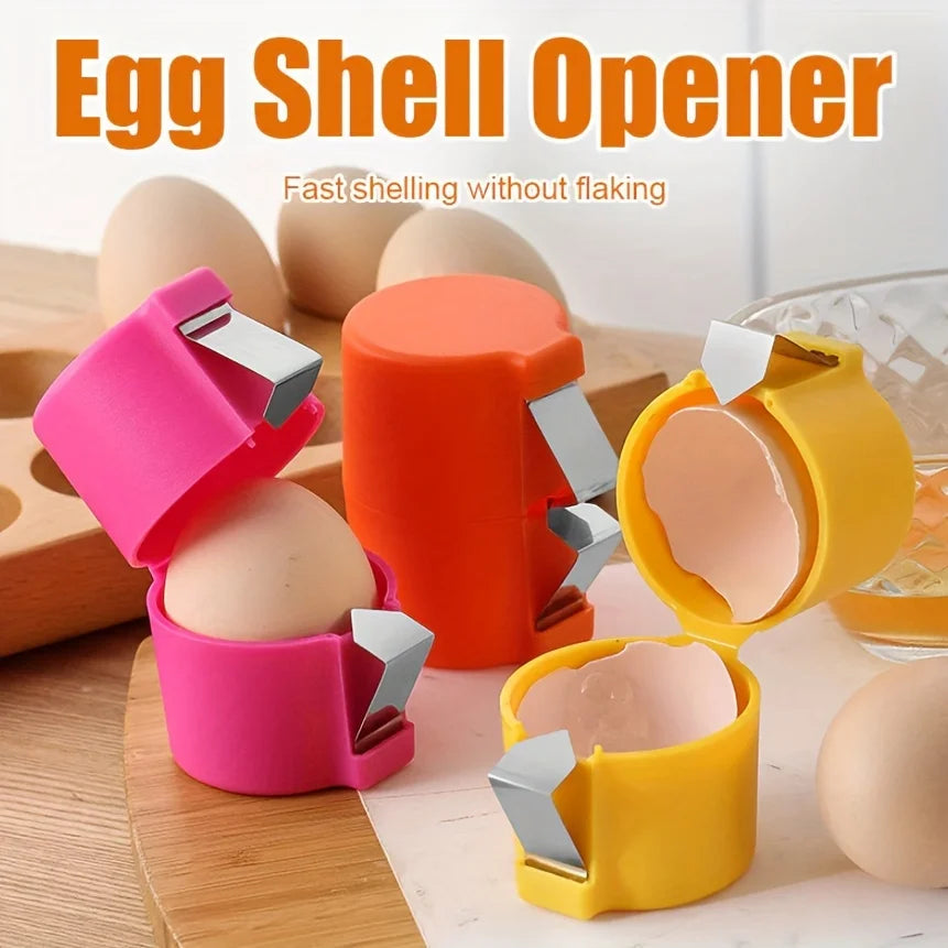 3pcs/1pc Stainless Steel Eggshell Separator - Quick Peel & Yolk