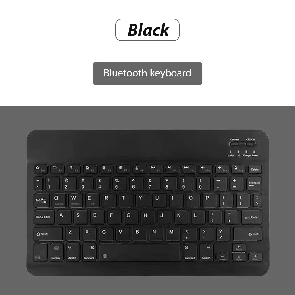EMTRA™ Bluetooth Wireless Keyboard & Mouse – Rechargeable, Silent, 7 Colors, iPad, Phone & Tablet Ready | FlipStylez LLC®