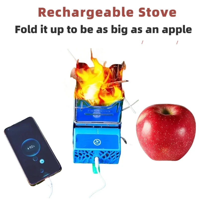 Camping Equipment Mini Stove Survival Portable Supplies 4 Minute 1L