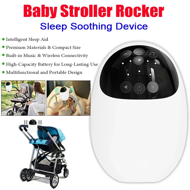 Baby Stroller Rocker Sleep Soothing Device with Night Light