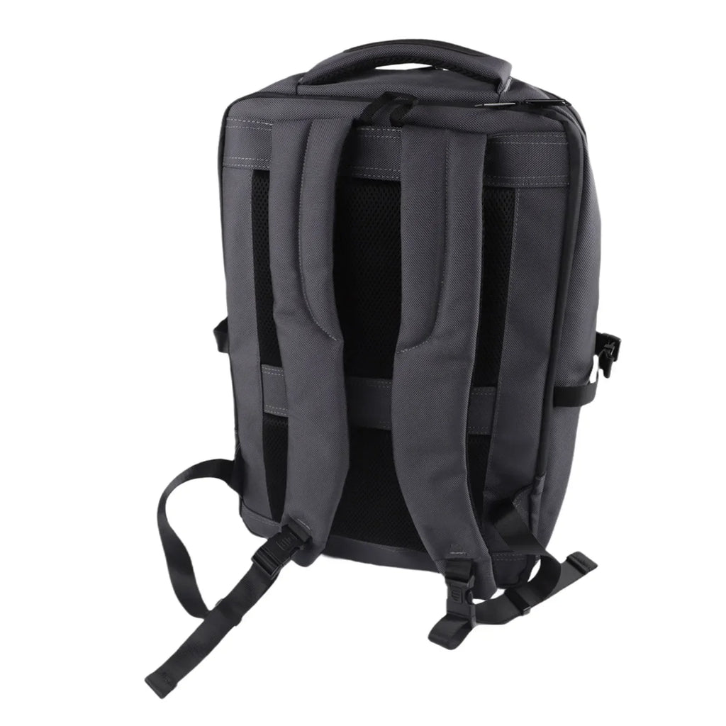 Stylish Solar Powered Bag Charging Backpack Lightweight Outdoor Backpack Dark Gray Solar Charging Backpack 35L Capacity