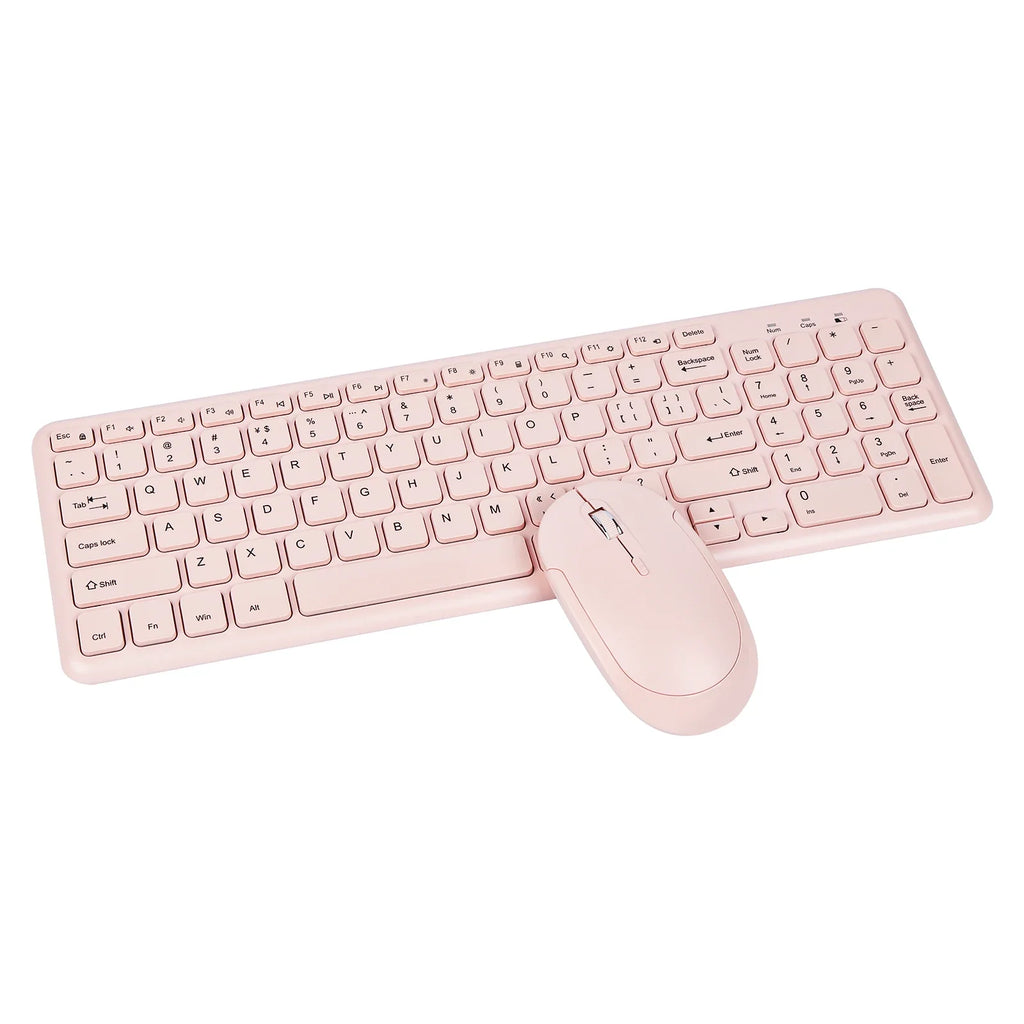 CHYI™ Fashion Wireless Keyboard & Mouse Combo – Silent, Ergonomic, 2.4GHz, Pink, Purple & More | FlipStylez LLC®