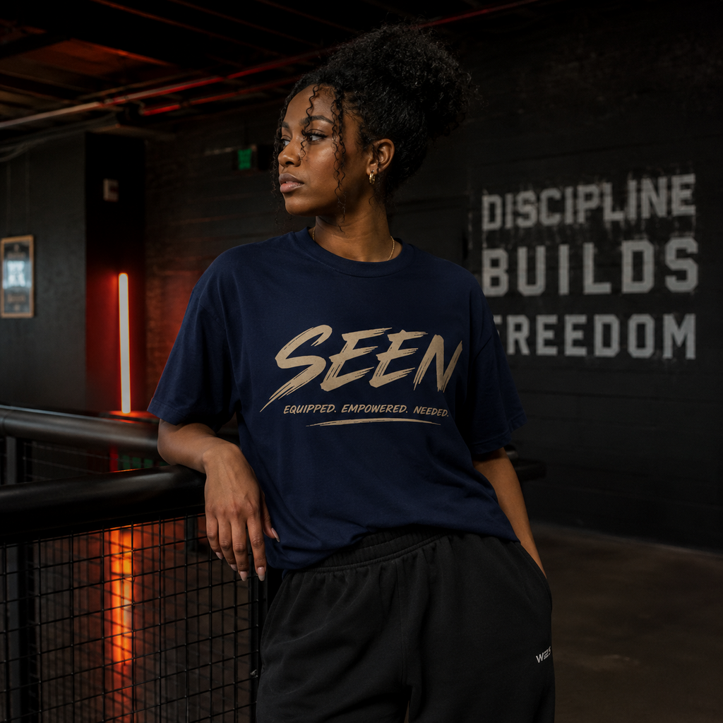 SEEN. Graphic Tee — Seen. Equipped. Empowered. Needed. | Faith Identity T-Shirt