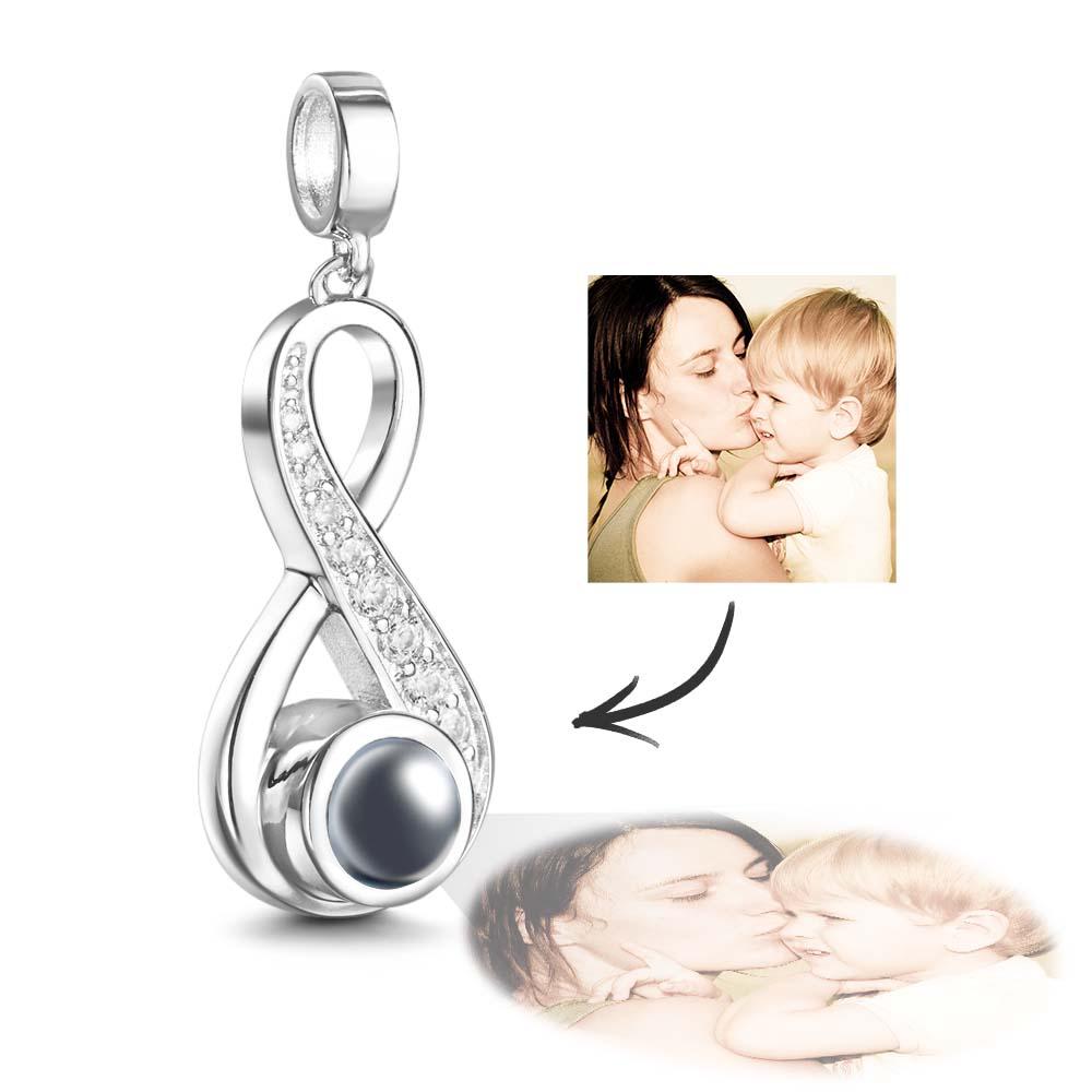 💜✨Custom Photo Projection Infinite Love Pendant – Carry Your Most Cherished Memory💜✨