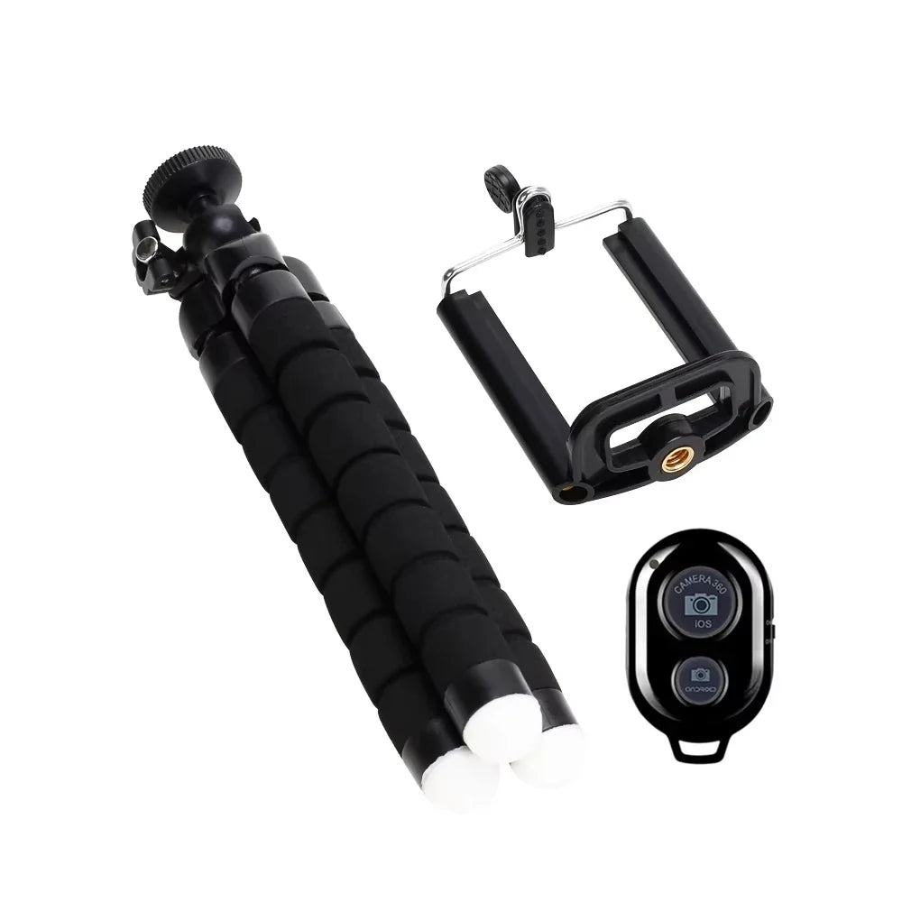 1/2pcs Tripods Tripod For Phone Mobile Camera Holder Clip Smartphone Monopod Tripe Stand Octopus Mini Tripod Stativ For Phone