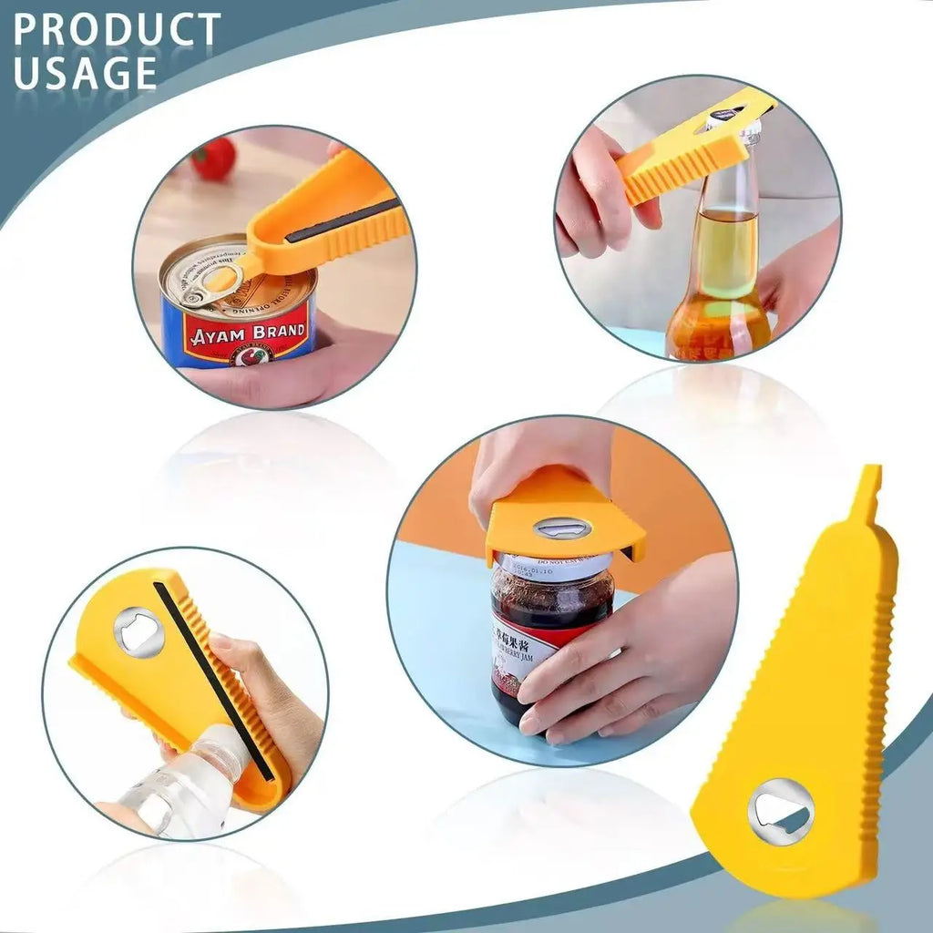 Can Opener Multifunctional Bottle Opener Jar Opener for Beer Coke Jam