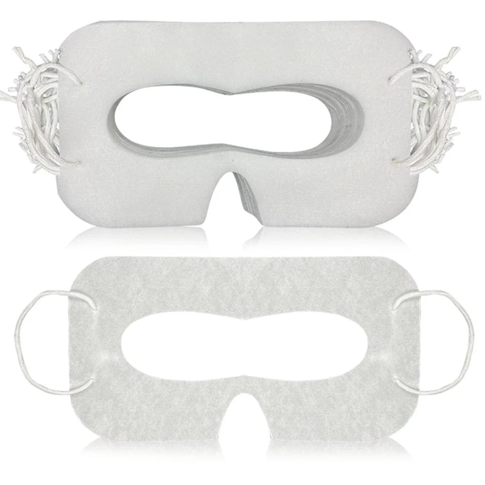 100Pcs Disposable VR Mask Breathable VR Eye Covers Universal Virtual Reality Face Mask for Meta Quest 3S VR Headset Accessories