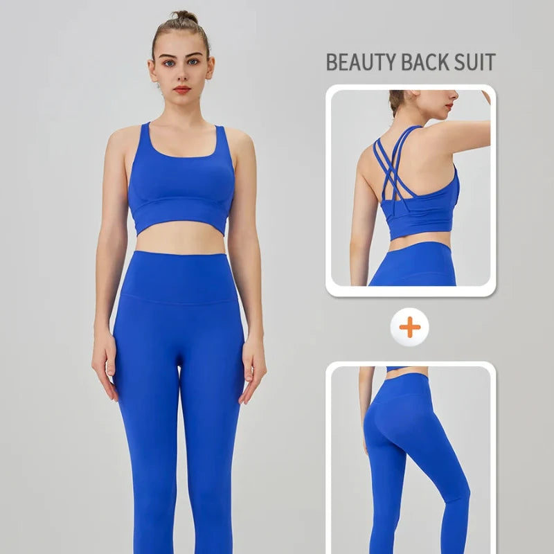 Push-Up Sports Bra & Leggings Suit