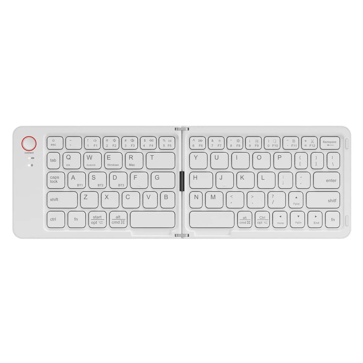 Wireless Keyboard Folding Keyboard Portable Bluetooth Keyboard Foldable Mini Keyboard For Windows Android IOS Laptop Tablet