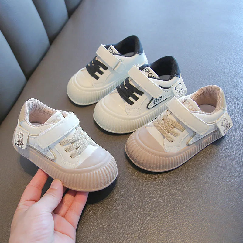 Baby Kids Walking Shoes Toes Capped Anti-Kicked New Fashion Boys Girls