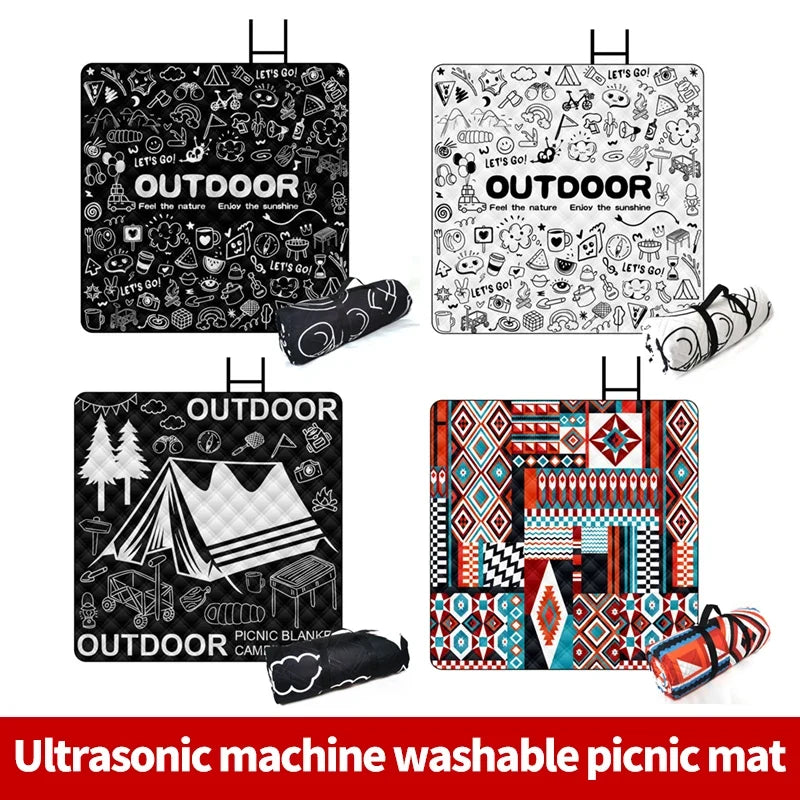 Camping Portables Picnic Mat Lawn Mat Thickened Moisture-Proof Outdoor
