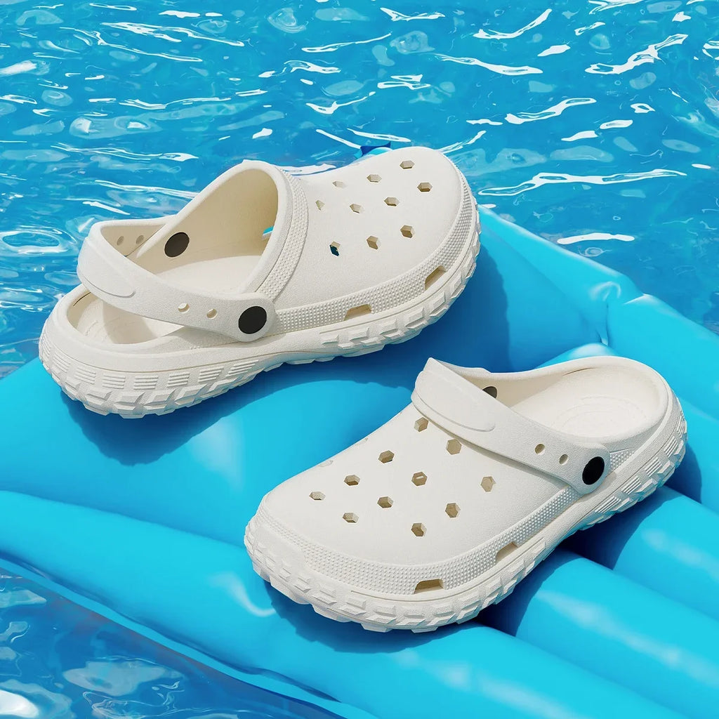 Women and Men's Hole Shoes Summer Non-Slip Outdoor Sandals Closed Toe