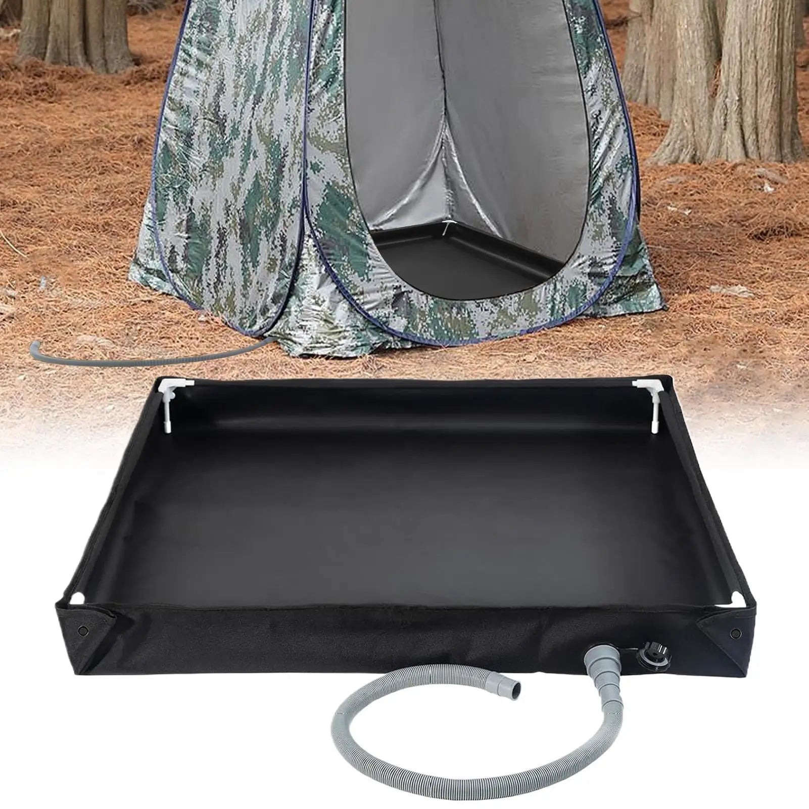 Camping Shower Tent Floor Base Outdoor Tent Shower Tray Folding Shower