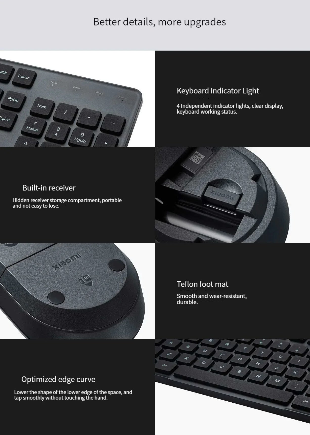 Wireless Keyboard & Mouse Set – 104 Full-Size Keys, 2.4GHz USB Receiver, Plug & Play for PC & Windows | FlipStylez LLC®