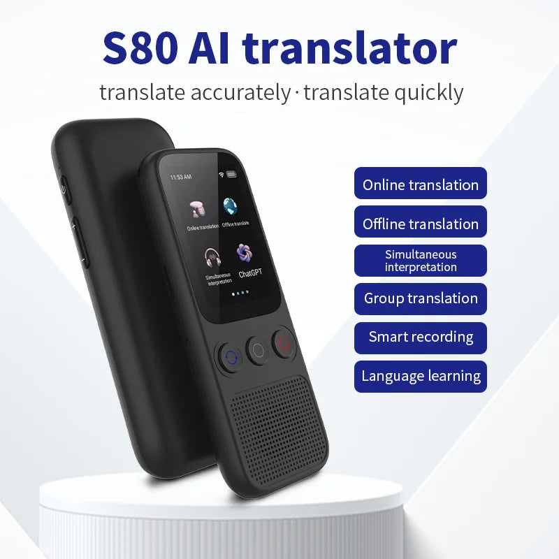 Voice Translator Real Time 142 Online Translation 18 Offline Translation Device Real-Time Smart Voice Photo Translator