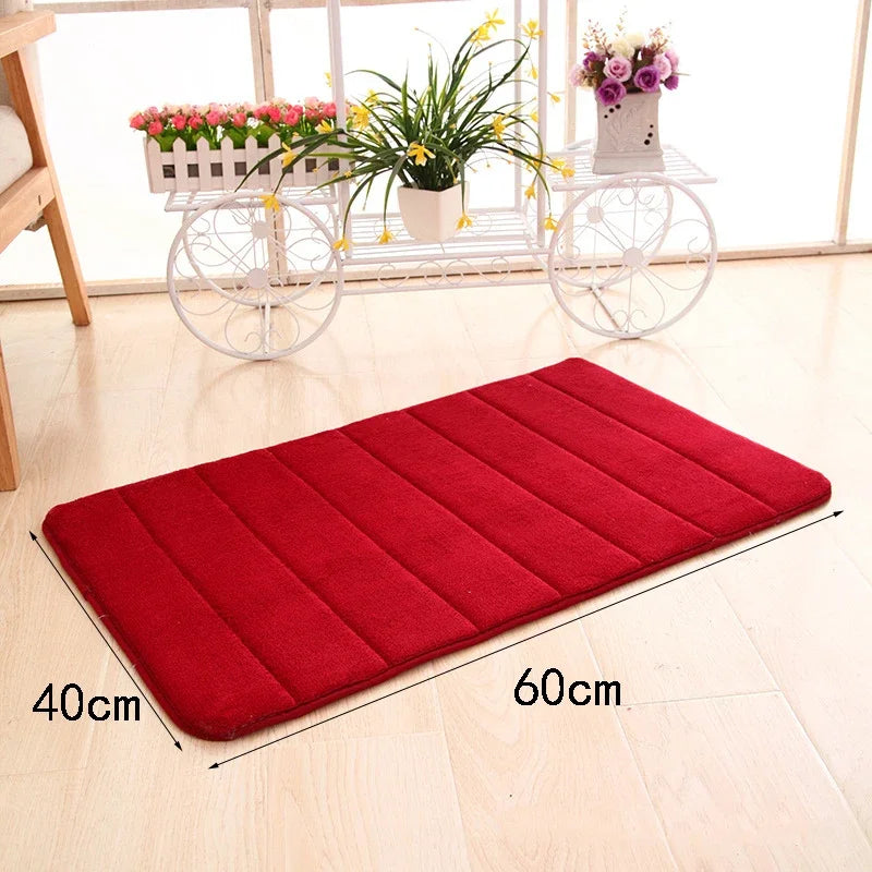 40*60cm Water Absorption Rug Bathroom Mat Indoor Absorbbs Doormat