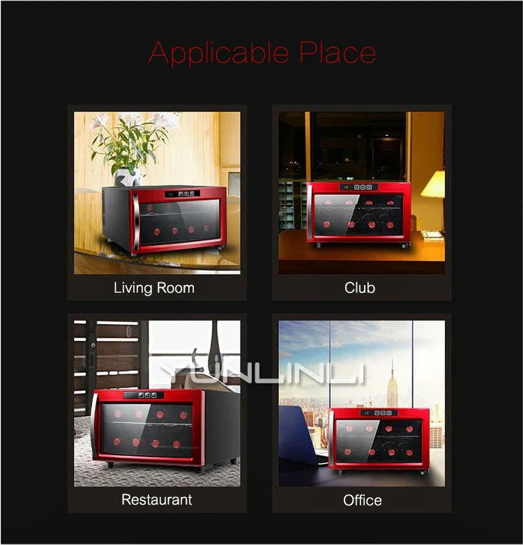 Mini Wine Refrigerator 23L Red Wine Storage Case Household Constant Temperature Wine Cabinet