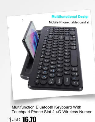 DIGIBLUSKY HW256™ Wireless Keyboard & Mouse Set – Ultra Slim, Scissor Keys, 1200 DPI, Multimedia, Ergonomic, Keypad Only & Full Suit, Pink, Green, White & Black | FlipStylez LLC®