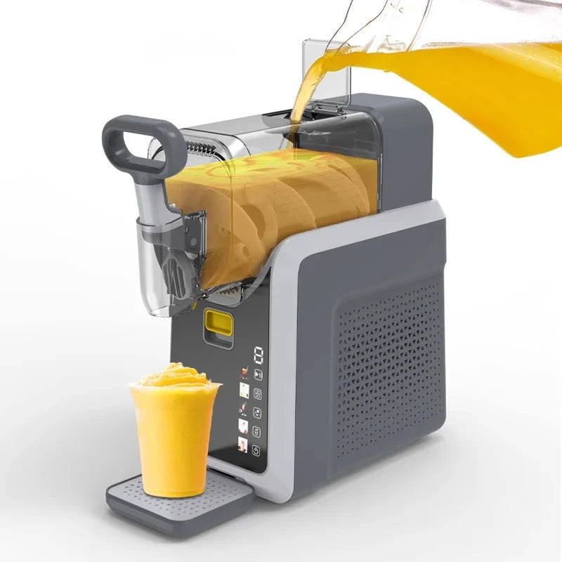 Snow Melting Machine Small Household Cold Drink Slush Machine Smoothie Beverage Machine Milkshake Shaved Ice Full Set