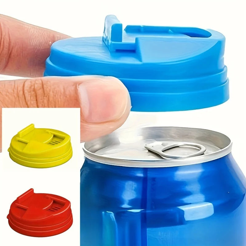 3/6pcs Beverage Can Cover Reusable Plastic Soda Cola Sealing Lids