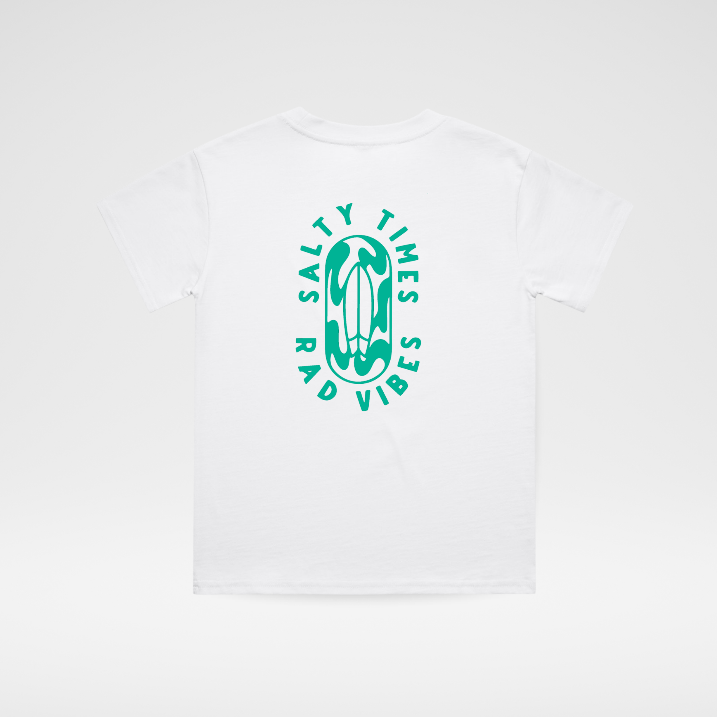 SALTY TIMES TEE - WHITE