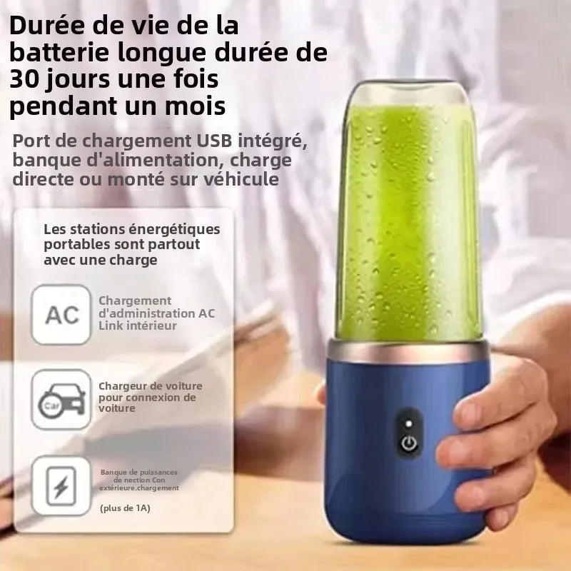 6 Color 400ml Portable USB Blender Electric Travel Juicer Cup for