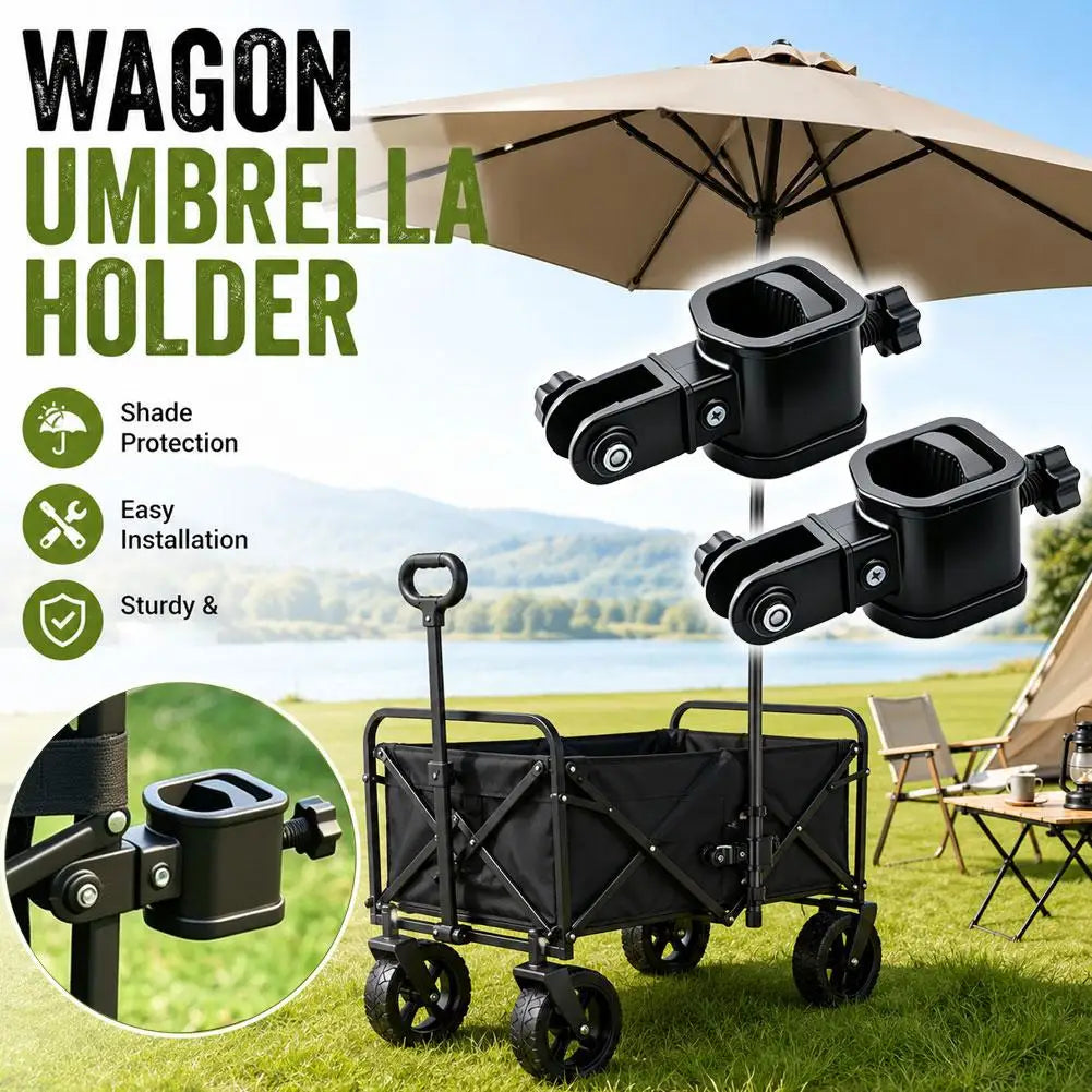 Camping Wagon Clamp Set Portable Umbrella Pole Clamp Kit Camping Wagon