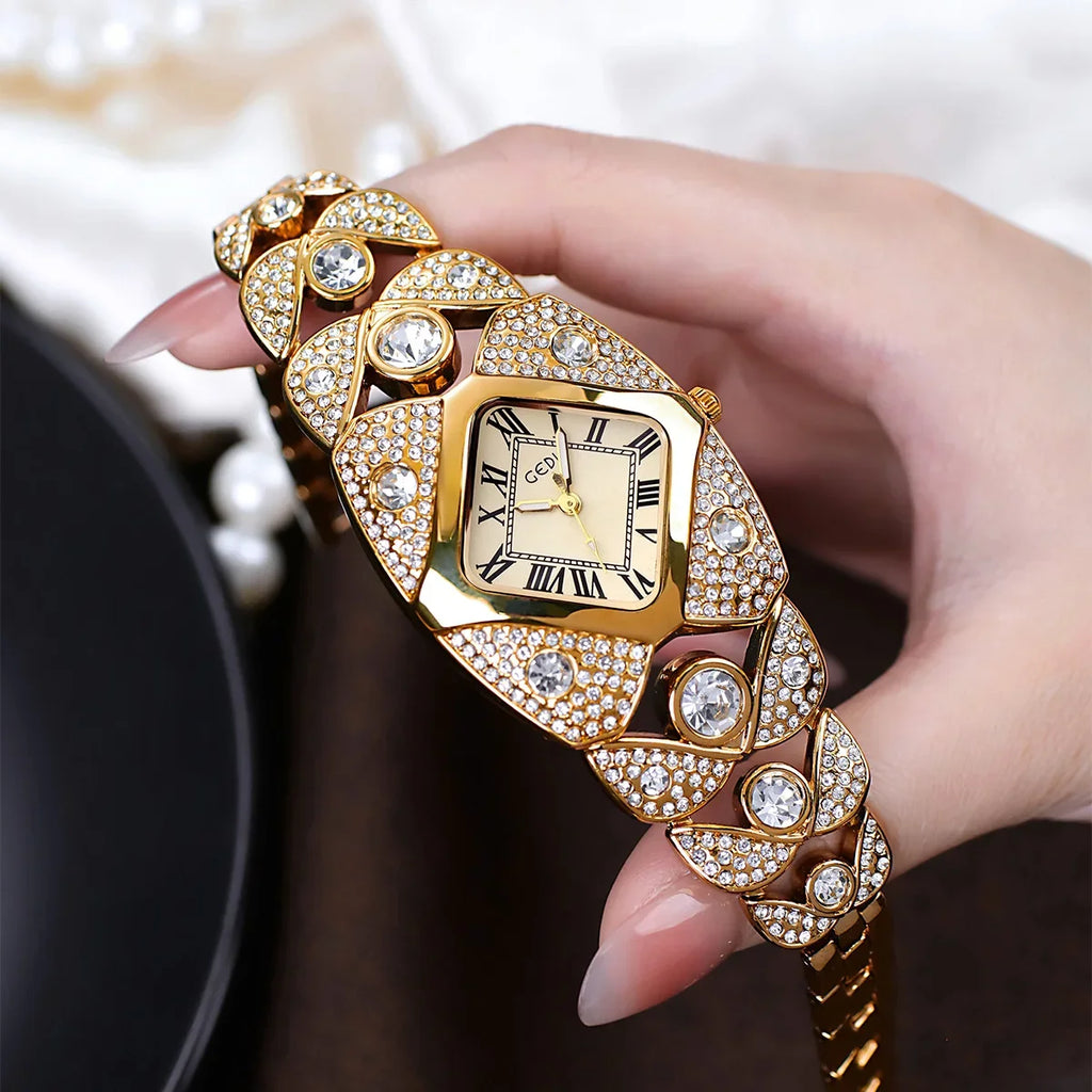 New Women Watch Light Luxury Brand Diamond Inlaid Bracelet Watches