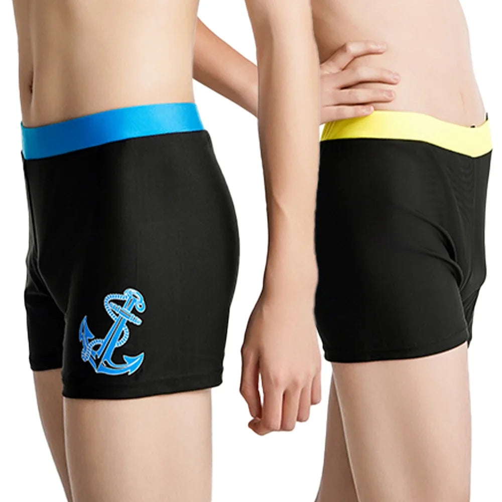 Boys Swim Trunks Kids Casual Beach Shorts Pants Dolphin Coconut Tree