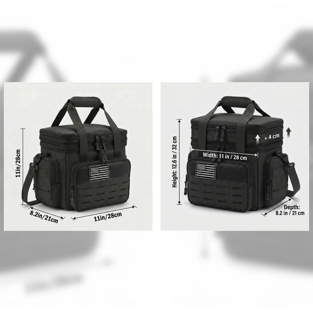 18L Insulated Picnic Cooler Bag Tactical Expandable Leakproof Thermal