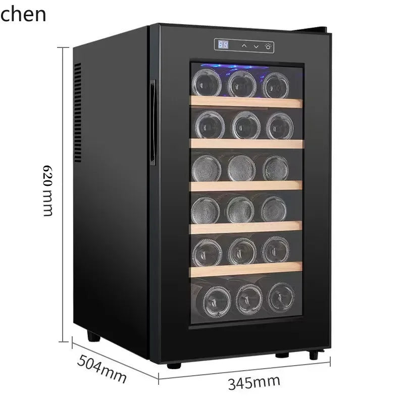 18-Pack Red Wine Constant Temperature Wine Cabinet Refrigerator Electronic Air Cooling Refrigerated Cabinet