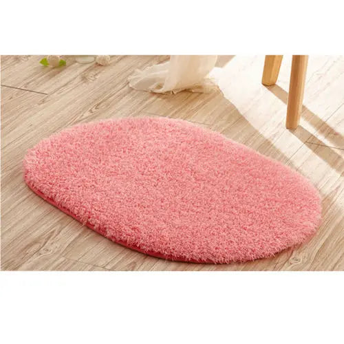 Cashmere Bath Bathroom Bedroom Floor Mat Shower Rug Non-Slip Thicken