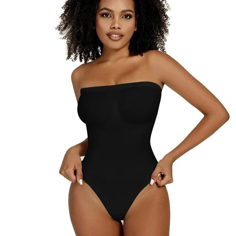 Off Shoulder Tummy Control Body Shaper