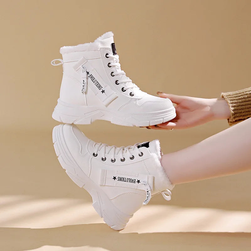 Women's Ankle Boot, Short Boot, Winter Boot with Thick Lining and Insulation, Stylish and Versatile, Thick-Soled Winter Boot