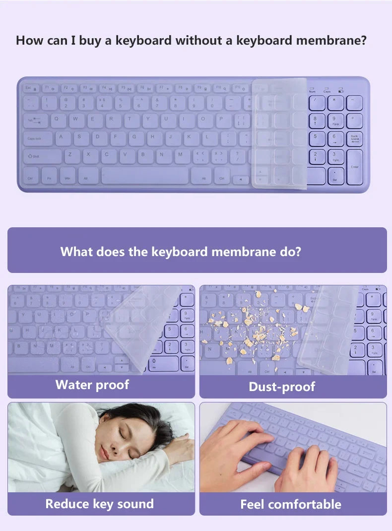DIGIBLUSKY HW256™ Wireless Keyboard & Mouse Set – Ultra Slim, Scissor Keys, 1200 DPI, Multimedia, Ergonomic, Keypad Only & Full Suit, Pink, Green, White & Black | FlipStylez LLC®