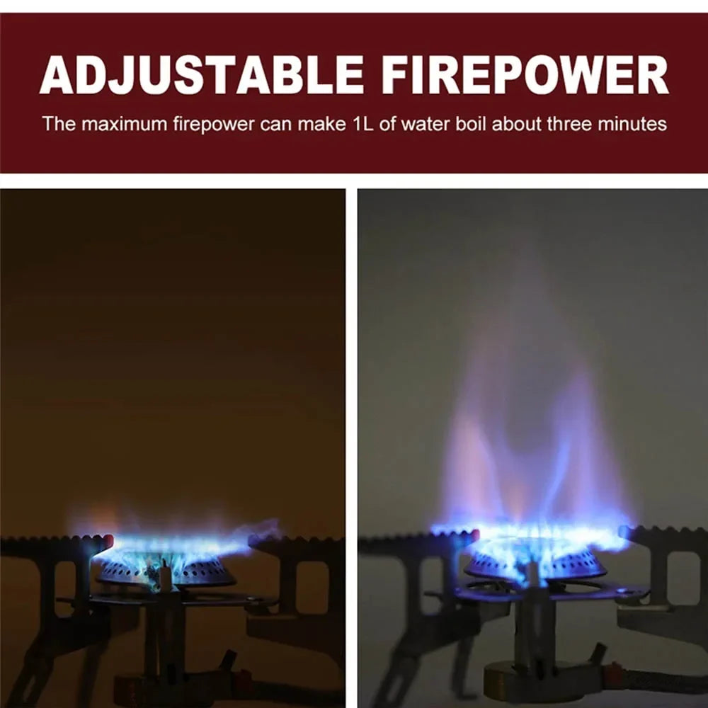 Camping Gas Stove Outdoor Tourist Burner Big Power Heater Tourism