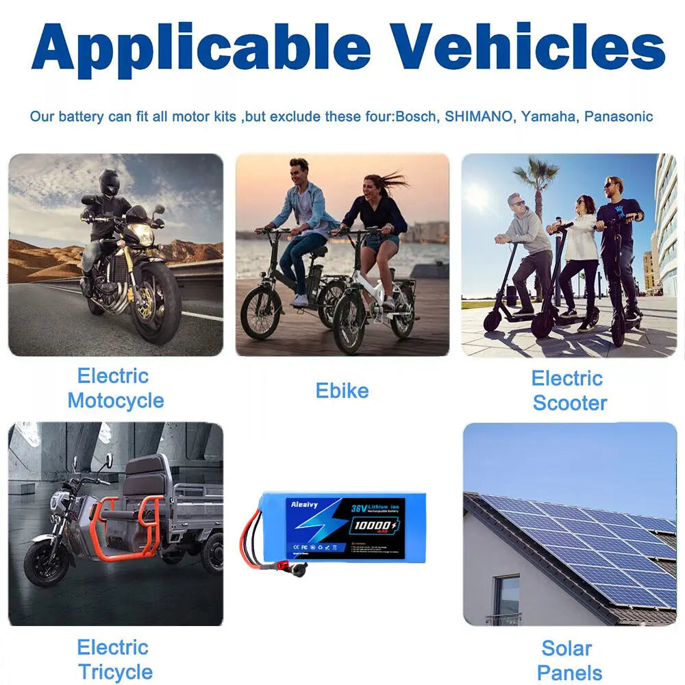 10S6P 36V 20000mAh Electric Scooter Lithium Battery 18650 Battery Pack 36V 20Ah Electric Scooter Electric Scooter Battery 42v