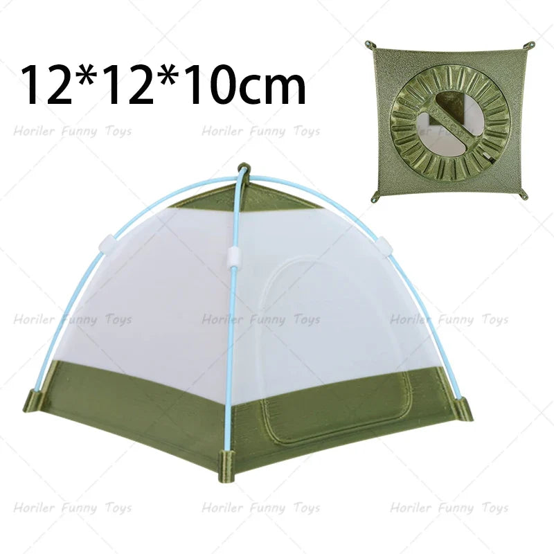 Camping Simulation Small Tent Model Removable Toy Decoration Camping