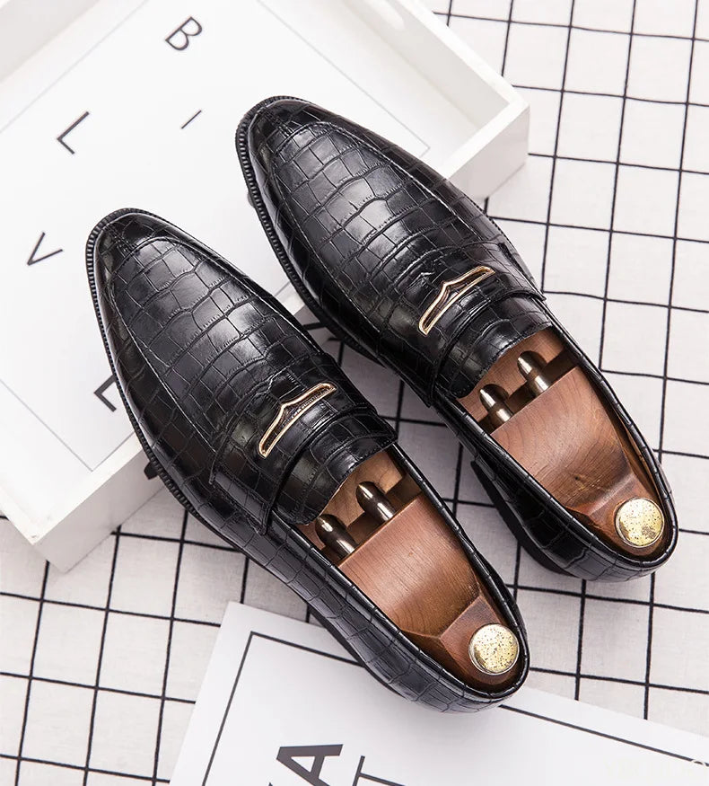 New Red Dress Shoes Wedding Shoes Men Leather Original Italian Classic