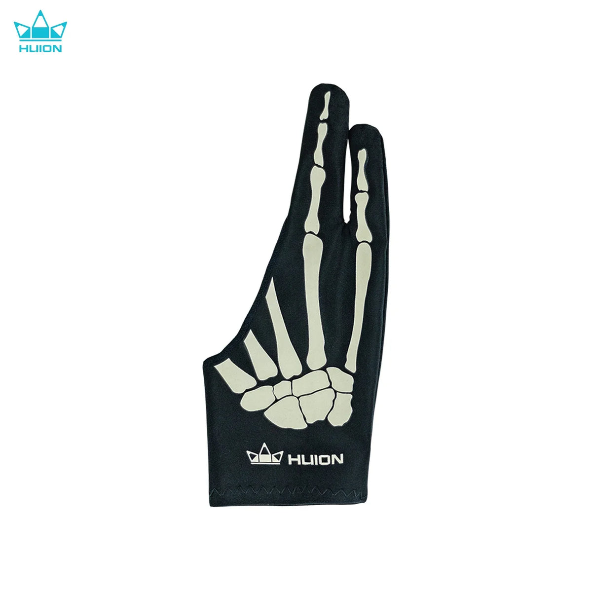 Huion Skeleton Glove Two- Finger Anti-fouling Artist Glove Flexible and Comfortable Drawing Glove