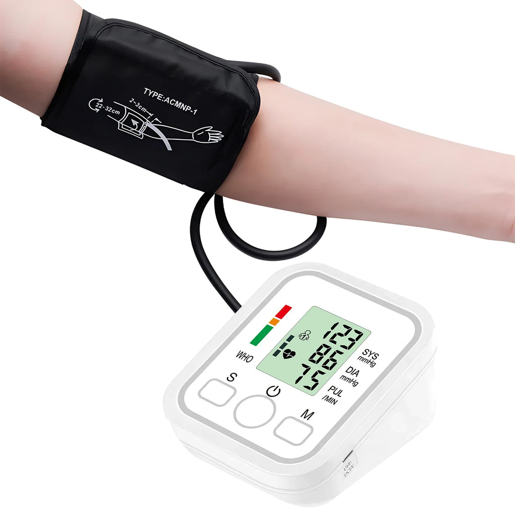 Blood Pressure Test Kit BP Monitor Upper Arm Automatic Tonometer