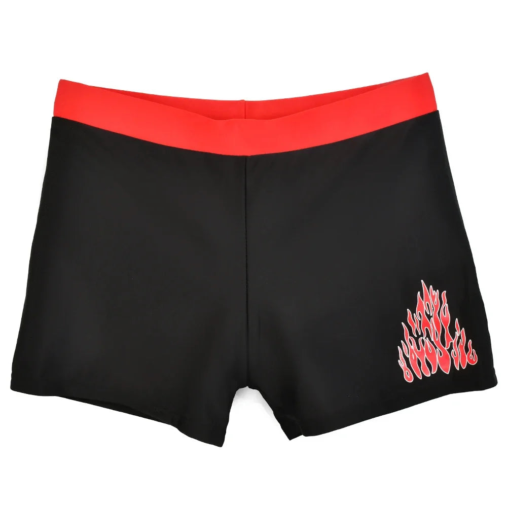 Boys Swim Trunks Kids Casual Beach Shorts Pants Dolphin Coconut Tree