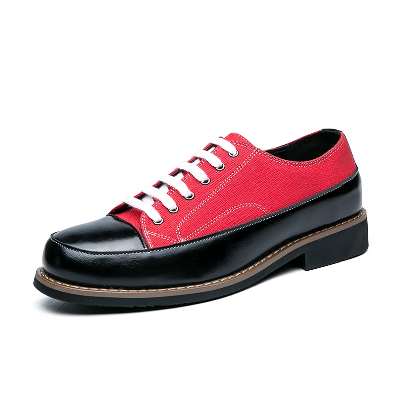 Leather Shoes Men Casual Lace Up Loafers High Quality Low Heel Platform Shoes Leather Premium Casual Luxury Brand Oxford Shoes